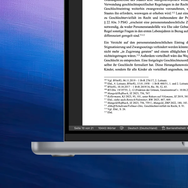 Automatische Fußnoten in AdvoCite