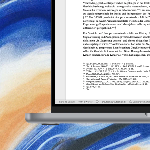 Automatische Fußnoten in AdvoCite